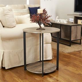 img 1 attached to 🏠 Stylish and Functional Household Essentials Ashwood Side End Table with Storage Shelf