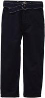 eddie bauer stretch khaki ahha boys' pants: comfortable and durable clothing logo