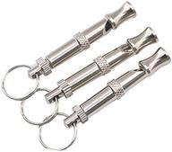 vizgiz dog whistle training set - stop barking, call dogs, adjustable ultrasonic sound, recall repel, silence bark control tool - pack of 3 logo