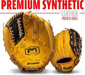 img 3 attached to ⚾️ Field Master Baseball and Softball Glove by Franklin Sports - Baseball and Softball Mitt