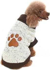 img 4 attached to 🧣 Warm and Stylish: BINGPET Turtleneck Dog Sweater Ensuring Cozy Comfort for Your Furry Friend