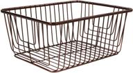 spectrum diversified ashley basket bronze storage & organization logo