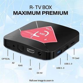 img 1 attached to 2021 Android TV Box: Ultra HD 4K 6K HDR, 4GB RAM 16GB ROM, H616, Dual Band WiFi, Android 10.0, Smart TV Box Set Top Box