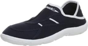 img 4 attached to 🏄 Optimized for SEO: Speedo Little Surfwalker Olive Black Boys' Shoes