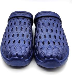 img 2 attached to Yazhui Lightweight Breathable Comfortable Slippers Men's Shoes in Mules & Clogs