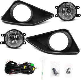 img 1 attached to 🚗 Enhanced Visibility: RP Remarkable Power FL7005 Fog Lights Kit, Compatible with 2008-2010 Corolla Altis