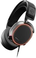 renewed steelseries arctis pro gaming headset - hi-res speakers - dts headphone:x v2.0 surround for pc logo