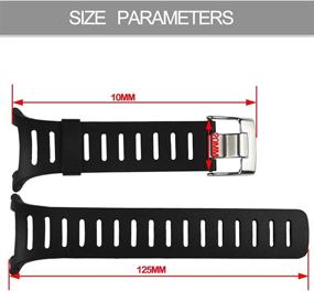 img 3 attached to KHZBS Rubber Strap Replacement SUUNTO