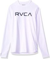 rvca boys long sleeve rashguard boys' clothing logo