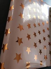 img 3 attached to Premium All Occasion Gift Wrapping Rolls: 2-Pack Paper with Glitter Shiny Finish, Modern Patterns for Birthday, Holiday Presents - Boys, Girls, Adults. Perfect for Christmas, Xmas, and Bulk Gifting (Unicorn Star)