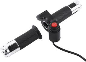 img 3 attached to Yosoo 3 Gears Speed Switch Bike Grips Cover: LED Display Screen & Accelerator Handle for Electric Bicycle