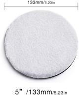 🚗 sgcb 5-inch microfiber finishing disc pad - ultra fine, soft microfiber wax removal pad | hook and loop microfiber polishing buffing pad | compatible with da polisher, pneumatic waxer | ideal for car paint waxing and finishing logo