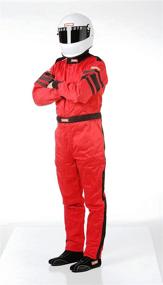 img 3 attached to 🔥 RaceQuip Racing Fire Suit Red Large 120015 - One-Piece, Multi-Layer, SFI 3.2A/5