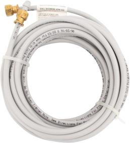img 1 attached to 🚰 25 Feet PEX Ice Maker Installation Kit: Quick & Easy Appliance Water Line Setup, with Self-Piercing Saddle Valve, 1/4” Compression Fittings & Flexible Hose for Safe Drinking Water