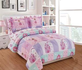 img 3 attached to 👑 Princess Lavender Kids' Home Store: MK Home Comforter Review & Buying Guide