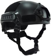 onetigris airsoft paintball mich 2001 tactical helmet: action version with nvg mount and side rails - the ultimate gear for serious players logo