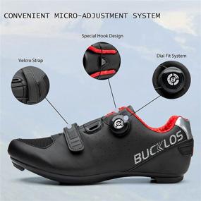 img 1 attached to BUCKLOS Road Shoes Compatible Peloton