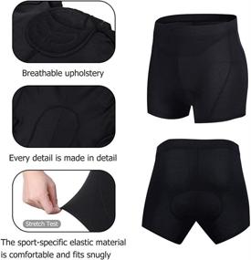 img 2 attached to Womens Cycling Underwear Shorts Bicycle