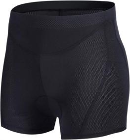 img 4 attached to Womens Cycling Underwear Shorts Bicycle