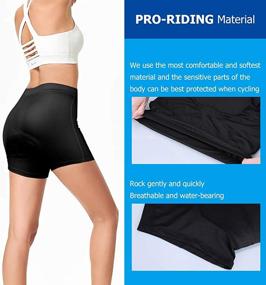 img 1 attached to Womens Cycling Underwear Shorts Bicycle