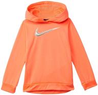 оставайтесь уютными и активными с 👕 nike therma swoosh pullover - одежда для маленьких девочек логотип