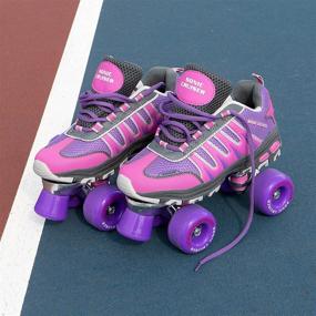 img 1 attached to Lenexa Sonic Cruiser 2.0 Roller Skates - Roller Skates for Kids - Girls & Boys - Women