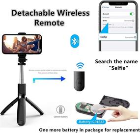 img 2 attached to Aophire Wireless Selfie Extendable Detachable