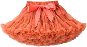 img 2 attached to 👑 Princess Birthday Pettiskirt for Girls - Red and Green Tortoiserabbit Clothing