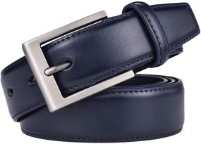 img 2 attached to Beltox Leather Buckle Dress Belts - Premium Men's Accessories and Belt Collection