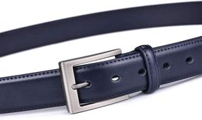 img 1 attached to Beltox Leather Buckle Dress Belts - Premium Men's Accessories and Belt Collection