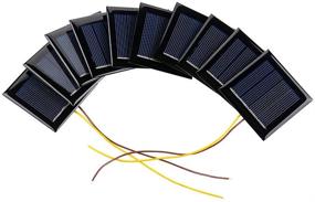 img 2 attached to 10Pcs AOSHIKE Micro Solar Panels 2V 130mA - DIY Photovoltaic Solar Cells for Toys, Projects, Epoxy Plate