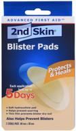 🩹 spenco 2nd skin blister pads: medical relief pack of 5 - effectively treat & protect blisters logo