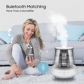 img 3 attached to ⚡ Gocheer 2L Ultrasonic Cool Mist Humidifier for Bedroom – Auto Shut-Off, Bluetooth Connection