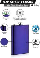 🔪 high-quality stainless steel flask in assorted colors - essential food service equipment & supplies logo