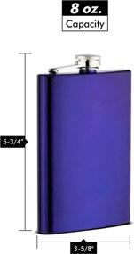 img 1 attached to 🔪 High-Quality Stainless Steel Flask in Assorted Colors - Essential Food Service Equipment & Supplies