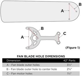 img 1 attached to Westinghouse Lighting 7740200 42&#34; Antique Brass Fan Blade Arm - Pack of 5