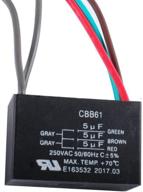 💨 wadoy cbb61 5 wire ceiling fan capacitor: new tech compatible - 5+5+5uf 50/60hz 250vac логотип