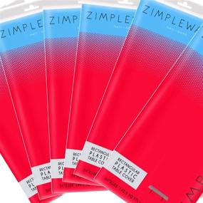 img 2 attached to Standard Disposable Tablecloth Rectangle Zimpleware Event & Party Supplies