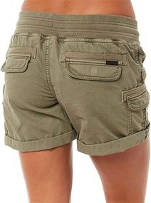 img 2 attached to 🩳 PIQEIR Women's Cargo Short-08: Stylish and Functional Shorts Designed for Active Women