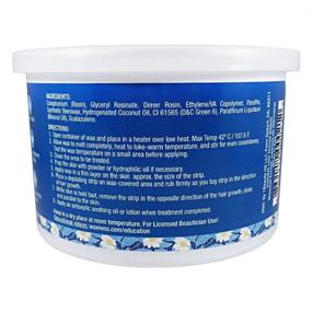 img 3 attached to 🔵 Waxness Azulene Stripless Hard Wax Tin 14 Ounces – Achieve Effective Hair Removal with Wax Necessities!