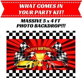 img 2 attached to Rev up the Fun with our Race Car Party Supplies Set!