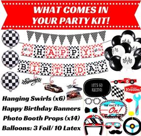 img 1 attached to Rev up the Fun with our Race Car Party Supplies Set!