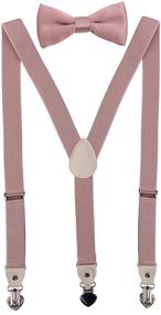 img 4 attached to 👔 Stylish PZLE Suspenders: Adjustable Inches for Weddings & Events