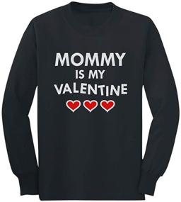 img 4 attached to Mommy My Valentine Childrens T Shirt Boys' Clothing