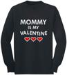 mommy my valentine childrens t shirt boys' clothing logo