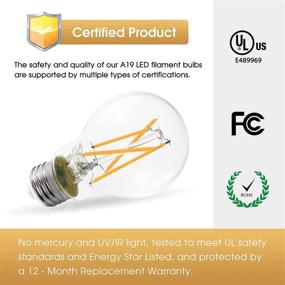 img 1 attached to ✨ Dazzling Dimmable Equivalent: Illuminate in Style with DORESshop Filament Decorative!