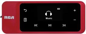 img 1 attached to 🎧 Enhanced RCA TH2002RDR 2 GB MP3 Player with Touch Control Navigation & Direct USB, Thumbdrive Style