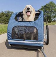 petsafe happy ride steel dog bike trailer: secure, convenient and spacious - ideal for medium and large sized pets logo