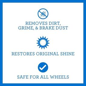 img 3 attached to 🚀 TriNova Wheel Cleaner: Powerful Rim Cleaning Spray - Eliminate Tire Dirt, Oil Residue, Dust & More - Restore Shine & Clear Stains - Ideal for Polished, Painted Alloy, and Chrome Wheels! 18 OZ