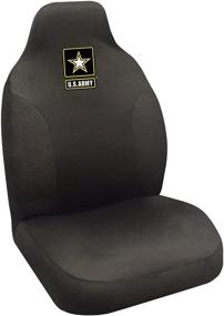 img 4 attached to FANMATS - 15689 Seat Cover for U.S. Army, 20x48/Small Size, Black - Enhanced SEO